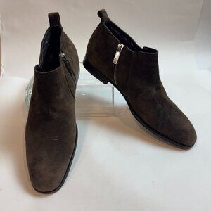 Salvatore Ferragamo - Men's Brown Suede Ankle Boots